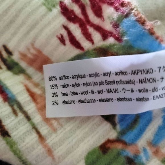 Nwot Zara Vintage Inspired 50s Ski Sweater - Picture 6 of 6